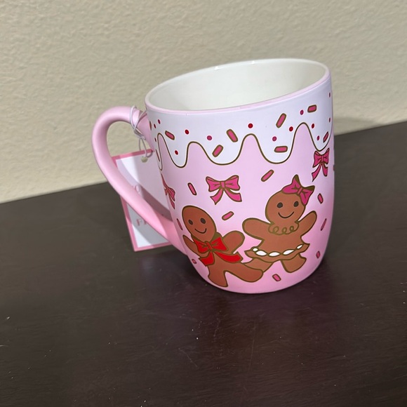 New Christmas Gingerbread Couple Mug Peppermint & Pine Soft Touch - Picture 3 of 4